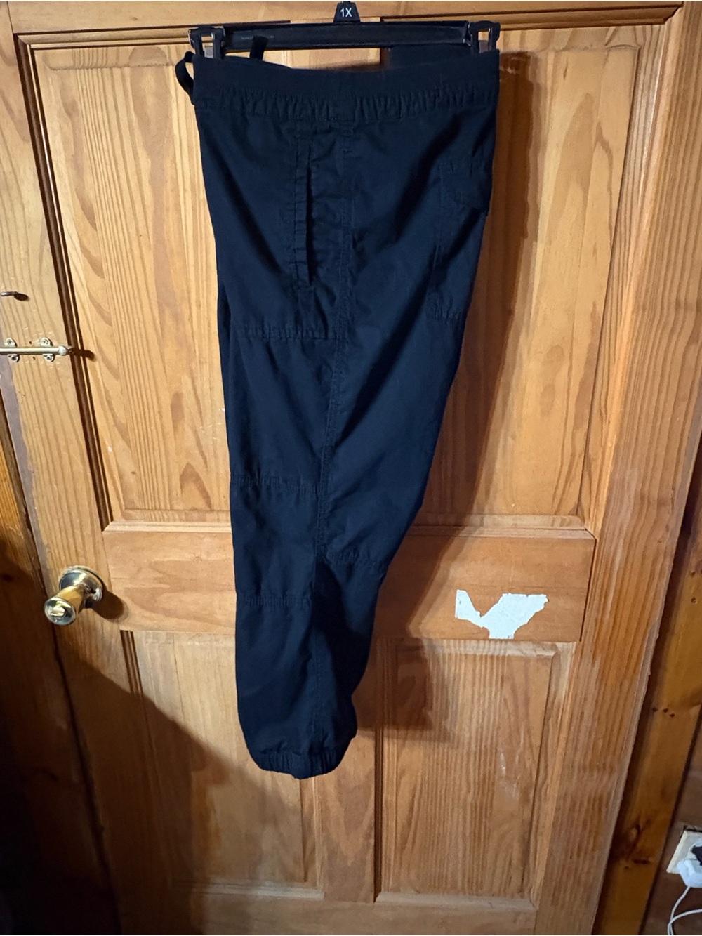 Black Women's Capris Jogger Pants